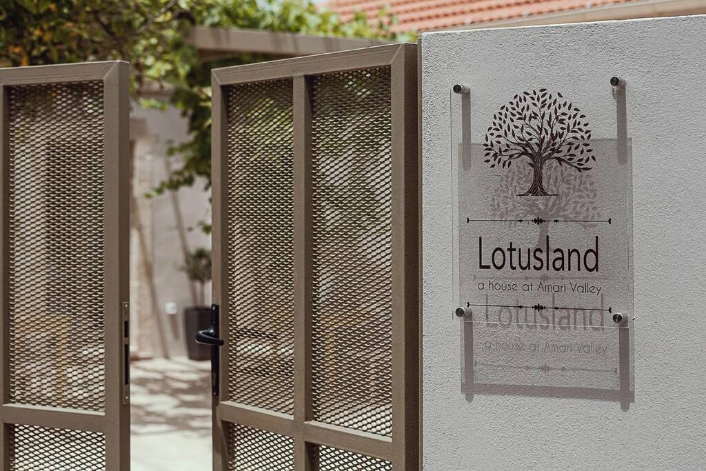 Lotusland, A Relaxing House At Amari Rethymno Villa Ajía Fotiní Kültér fotó